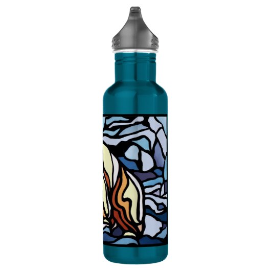 Polar Bear Art Native Bear Art Edelstahlflasche (Rechts)