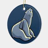Polar Bear Art Ornament Bear Keepake Bärengeschenk (Links)