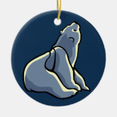 Polar Bear Art Ornament Bear Keepake Bärengeschenk (Vorne)
