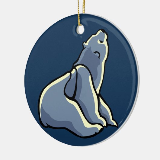 Polar Bear Art Ornament Bear Keepake Bärengeschenk (Links)