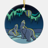 Polar Bear Art Ornament Bear Keepsake Bear Gifts (Vorne)