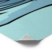 Polar Bear Art Poster Print First Nation Wildlife (Ecke)