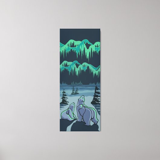 Polar Bear Art Print Leinwanddruck (Vorderseite)