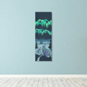 Polar Bear Art Print Leinwanddruck (Insitu (Holzboden))