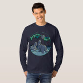 Polar Bear Art Shirt Polar Bear Long Sleeve Shirt (Vorne ganz)