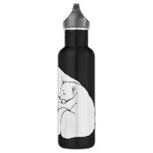Polar Bear Art Sport Flasche Edelstahlflasche (Rechts)