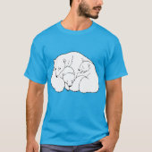 Polar Bear Art T - Shirt Plus Size Baby Bear Shirt (Vorderseite)