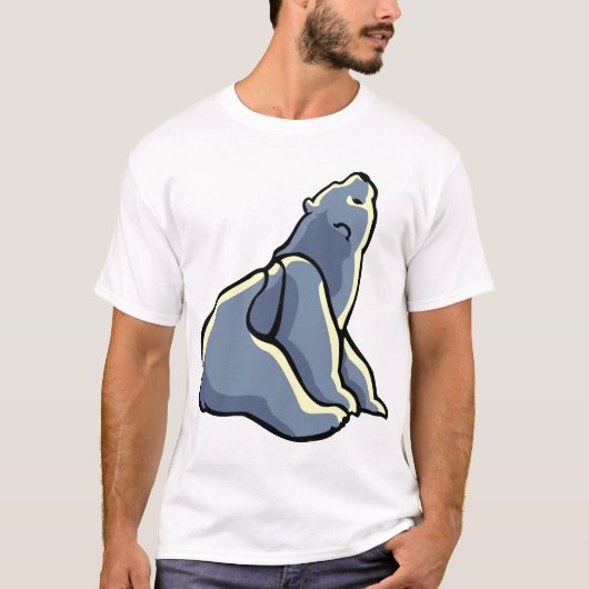 Polar Bear Art T - Shirt Unisex Polar Bear Shirt (Vorderseite)
