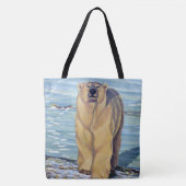 Polar Bear Art Tote Bag Wilhelm Tell Tasche (Vorderseite)