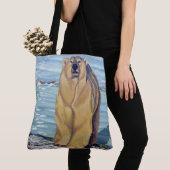 Polar Bear Art Tote Bag Wilhelm Tell Tasche (Von Nahem)
