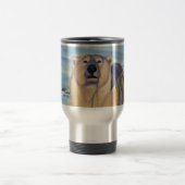 Polar Bear Art Travel Mug Art Bären Cup Reisebecher (Mittel)