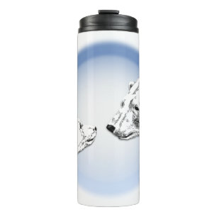 Polar Bear Art Tumbler Tasse Bären Trinkbehälter &