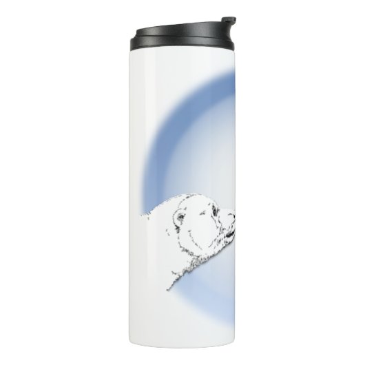 Polar Bear Art Tumbler Tasse Bären Trinkbehälter & (Nach links gedreht)