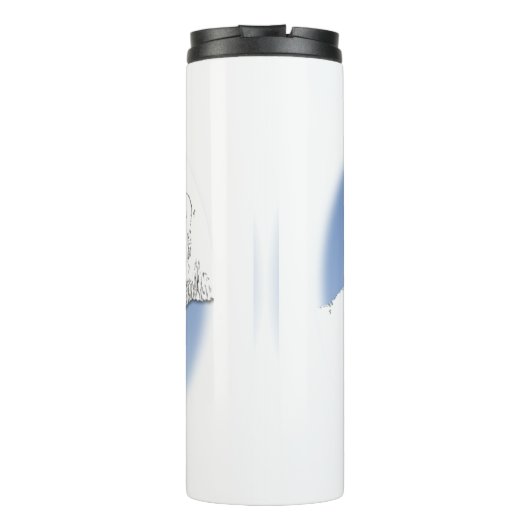 Polar Bear Art Tumbler Tasse Bären Trinkbehälter & (Rückseite)