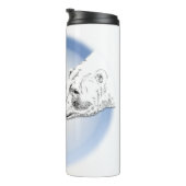 Polar Bear Art Tumbler Tasse Bären Trinkbehälter & (Nach rechts gedreht)