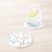 Polar Bear Art Untersetzer Bear & Cub Untersetzer (Seite)