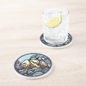 Polar Bear Art Untersetzer Native Art Bear Unterse (Seite)