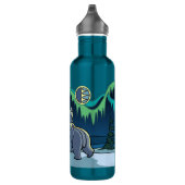 Polar Bear Art Water Native Bären Art Sport Flasch Trinkflasche (Rechts)