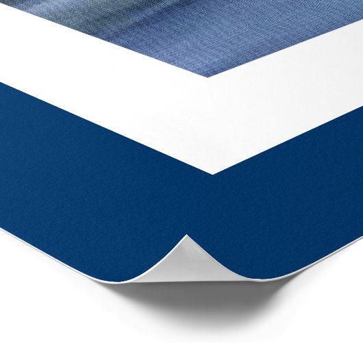 POLAR BEAR & AURORA Art Poster (Ecke)