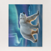 Polar Bear Aurora Puzzle (Vertikal)
