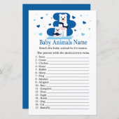 Polar bear Baby Animals Name Game (Vorne/Hinten)