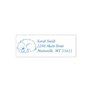 Polar Bear Baby Dusche Permastempel
