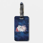 Polar Bear Baby Hat Bird Christmas Joy Gepäckanhänger (Rückseite vertikal)