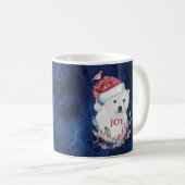Polar Bear Baby Hat Bird Christmas Joy Kaffeetasse (VorderseiteRechts)