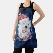 Polar Bear Baby Hat Bird Christmas Joy Schürze (InSitu)