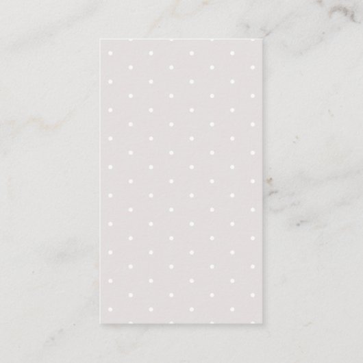 Polar Bear Baby Shooter Raffle Ticket Begleitkarte (Rückseite)