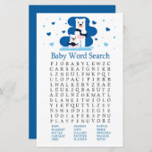 Polar bear Baby Shooter Word Search Game (Vorne/Hinten)