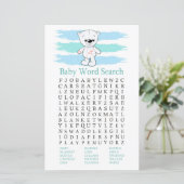 Polar bear Baby Shooter Word Search Game (Stehend Vorderseite)