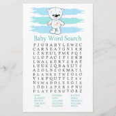 Polar bear Baby Shooter Word Search Game (Vorderseite)