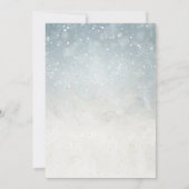 Polar Bear Baby Shower Einladung (Rückseite)