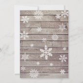 Polar Bear Baby Shower Invitation I Gender Neutral Einladung (Rückseite)