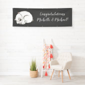 Polar Bear Baby Shower Winter Gray Gender Neutral Banner (Insitu)