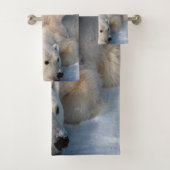 Polar Bear Badezimmer Handtuchhandtuch Sets (Insitu)