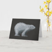 Polar Bear Birthday Card Karte (Gelbe Blume)
