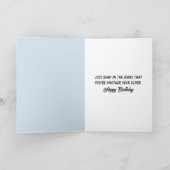 Polar Bear Birthday Humor Karte (Innenseite)