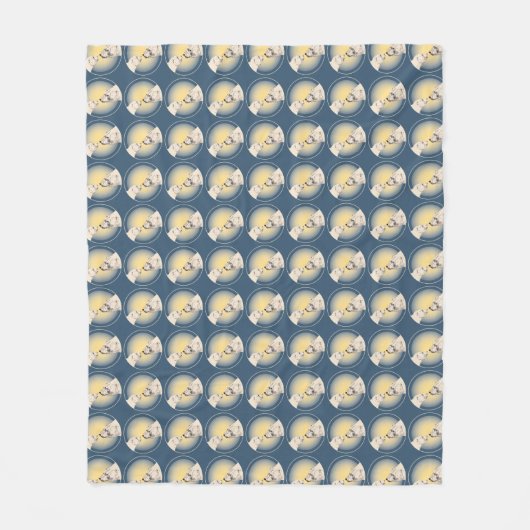Polar Bear Blanket Mother & Bear Cube Blankets Fleecedecke (Vorderseite)