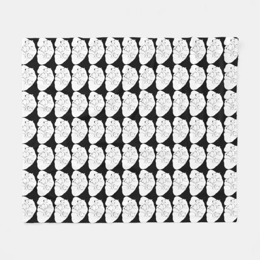Polar Bear Blanket Mother & Twin Bären Cube Blanke Fleecedecke (Vorderseite (Horizontal))