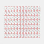 Polar Bear Blanket Mother & Twin Bären Cube Blanke Fleecedecke (Vorderseite (Horizontal))