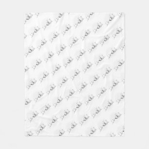 Polar Bear Blanket Mutter und Bärenkuppe Blankets Fleecedecke