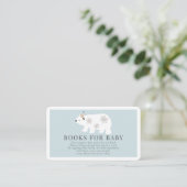 Polar Bear Blue Books for Baby Begleitkarte (Stehend Vorderseite)
