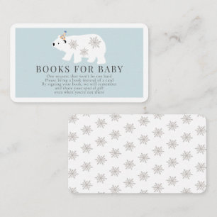 Polar Bear Blue Books for Baby Begleitkarte