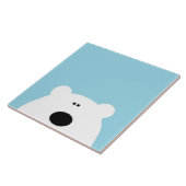 Polar Bear Blue Fliese (Seite)