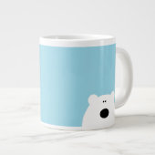 Polar Bear Blue Jumbo-Tasse (Vorderseite Rechts)