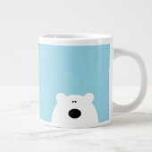Polar Bear Blue Jumbo-Tasse (Rechts)
