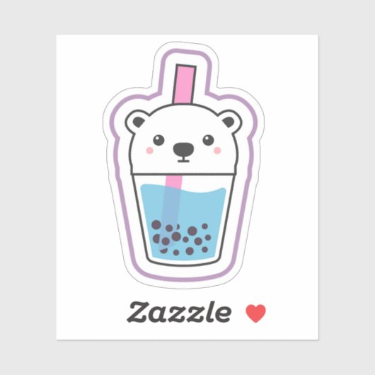 Polar Bear Boba Aufkleber (Blatt)