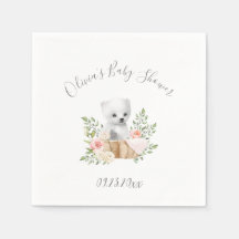 Polar Bear Boy Girl oder Boy Baby Showroom Napkins